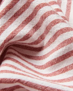 Ben Sherman Shirts^Recycled Cotton Oxford Stripe Shirt Burnt Orange