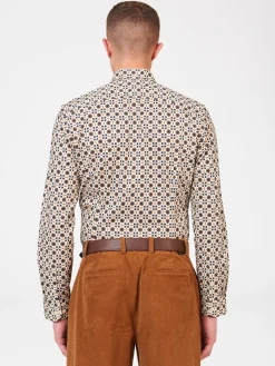 Ben Sherman Shirts^Retro Foulard Print Slim Fit Shirt Fog