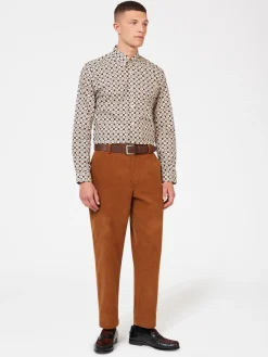 Ben Sherman Shirts^Retro Foulard Print Slim Fit Shirt Fog