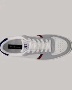 Ben Sherman Shoes^Richmond Sneaker - White British Navy White/British Navy/Modred/Wwht
