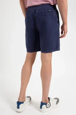 Ben Sherman Pants & Shorts^Seersucker Slim Fit Bengal Stripe Short - Navy