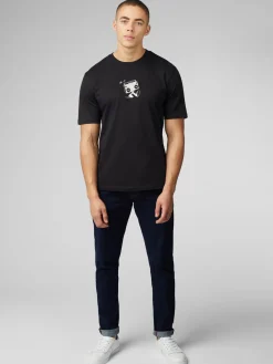 Ben Sherman T-Shirts & Tees^Signature Boom Box Back Graphic Tee - Black