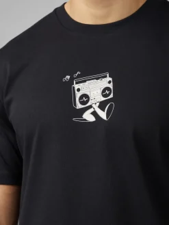 Ben Sherman T-Shirts & Tees^Signature Boom Box Back Graphic Tee - Black