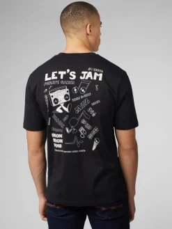 Ben Sherman T-Shirts & Tees^Signature Boom Box Back Graphic Tee - Black