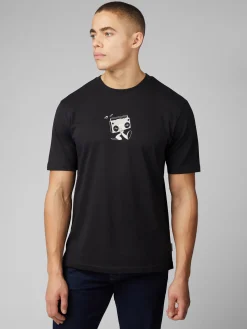 Ben Sherman T-Shirts & Tees^Signature Boom Box Back Graphic Tee - Black