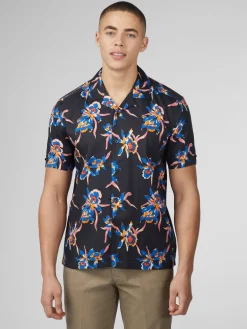 Ben Sherman Shirts^Signature Botanical Print - Black