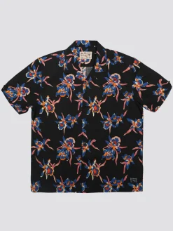 Ben Sherman Shirts^Signature Botanical Print - Black