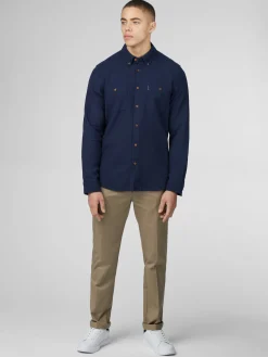 Ben Sherman Shirts^Signature Boucle Shirt Shirt - Dark Navy