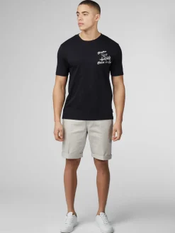 Ben Sherman T-Shirts & Tees^Signature Brighton Beach Club Tee - Black
