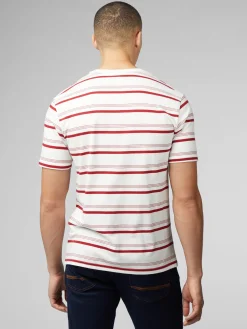 Ben Sherman T-Shirts & Tees^Signature Fine Stripe Tee - Snow White