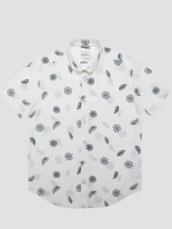 Ben Sherman Shirts^Signature Floral Print Shirt - Snow White