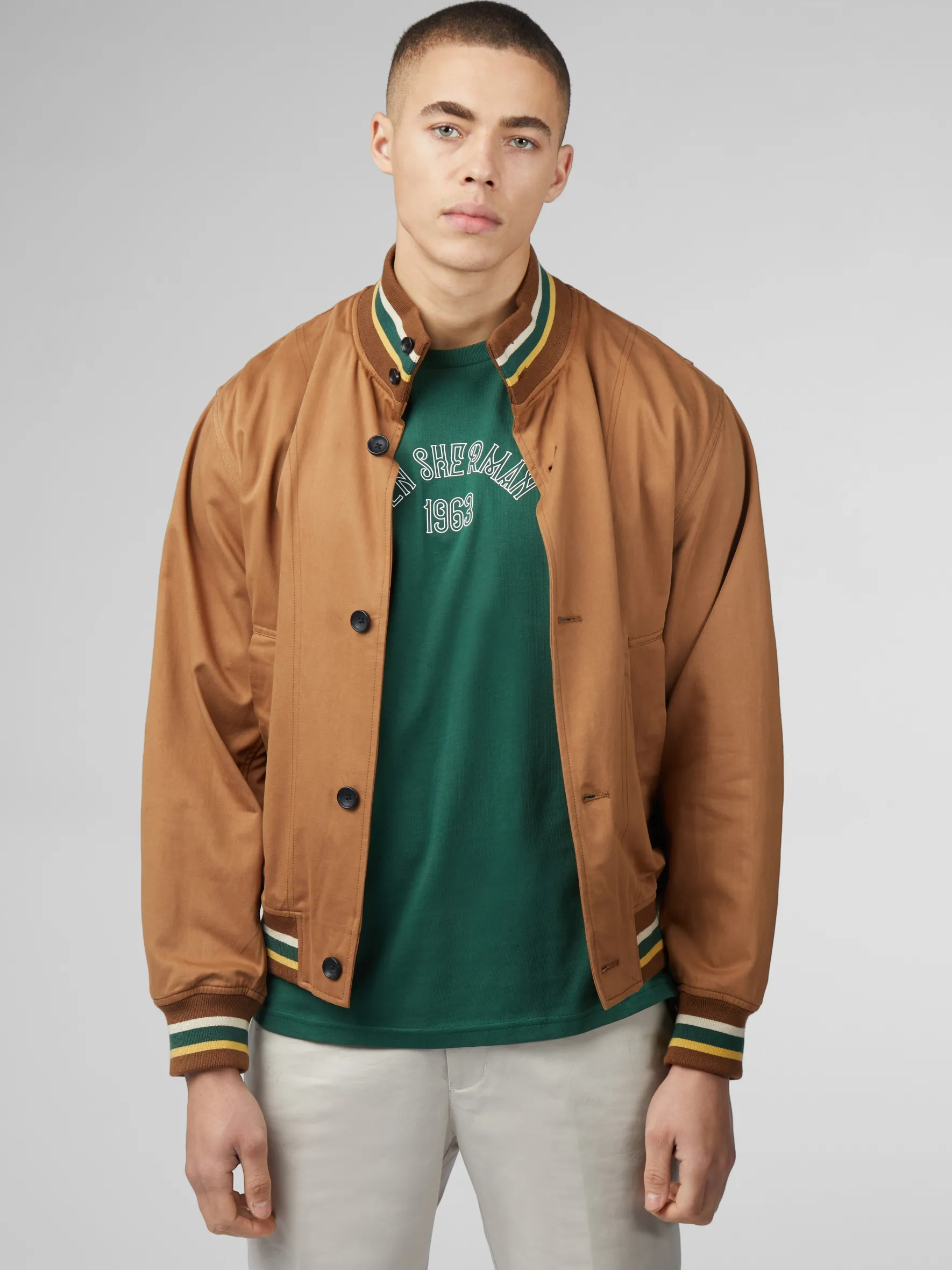 Ben Sherman Outerwear & Jackets^Signature Heritage Bomber - Light Brown