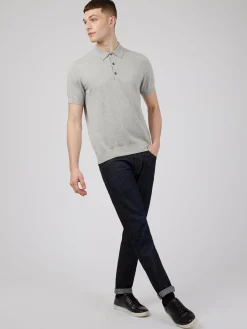 Ben Sherman Sweaters & Knits^Signature Knit Polo - Steel