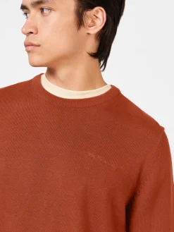 Ben Sherman Sweaters & Knits^Signature Knitted Crewneck Sweater - Cinnamon
