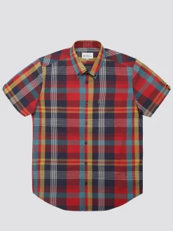 Ben Sherman Shirts^Signature Large Madras Check Shirt - Scarlett
