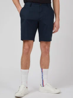 Ben Sherman Pants & Shorts^Signature Linen Shorts - Midnight