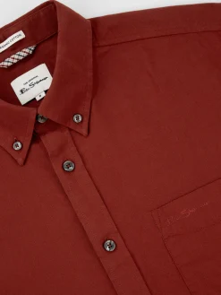 Ben Sherman Shirts^Signature Long-Sleeve Oxford Shirt - Burnt Orange
