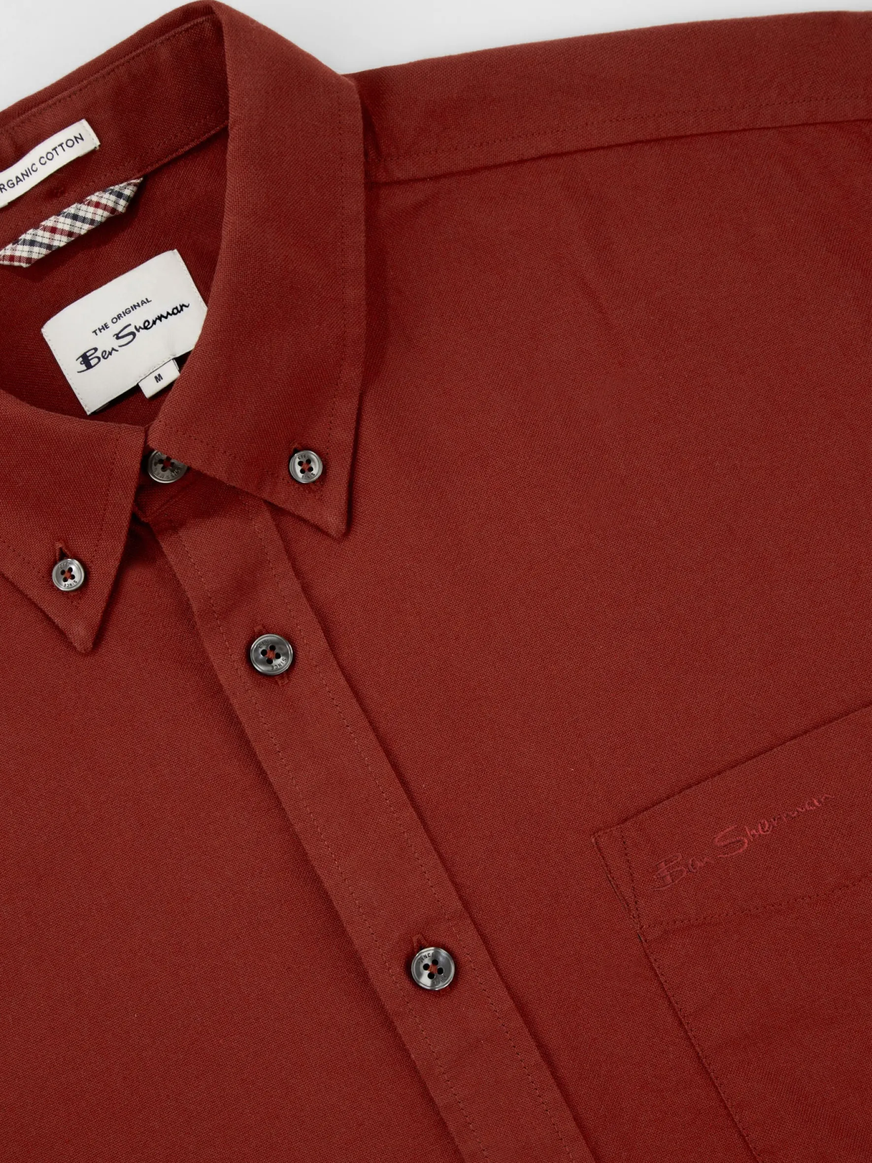 Ben Sherman Shirts^Signature Long-Sleeve Oxford Shirt - Burnt Orange