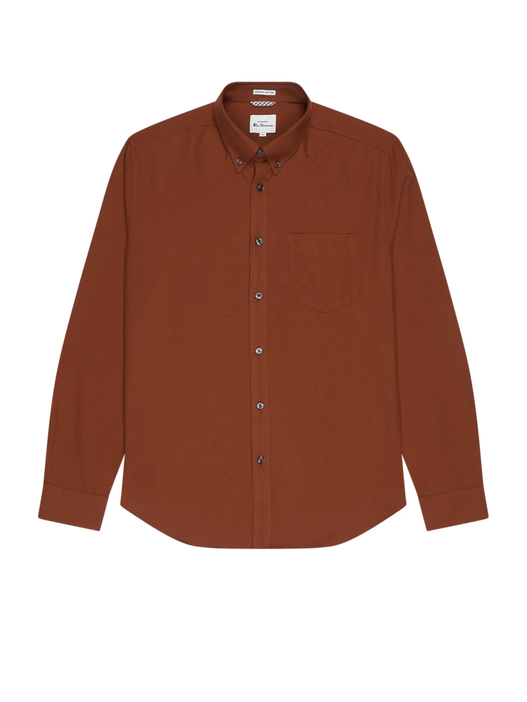 Ben Sherman Shirts^Signature Long-Sleeve Oxford Shirt - Burnt Orange