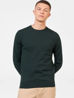 Ben Sherman Sweaters & Knits^Signature Merino Crewneck Sweater - Dark Green