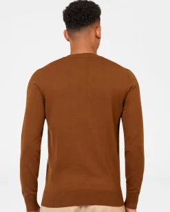 Ben Sherman Sweaters & Knits^Signature Merino Crewneck Sweater - Utility Brown