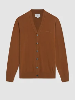 Ben Sherman Sweaters & Knits^Signature Merino Knit Cardigan Utility Brown