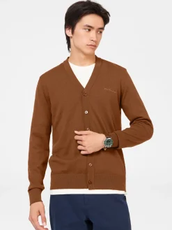 Ben Sherman Sweaters & Knits^Signature Merino Knit Cardigan Utility Brown