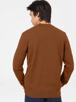 Ben Sherman Sweaters & Knits^Signature Merino Knit Cardigan Utility Brown