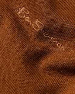 Ben Sherman Sweaters & Knits^Signature Merino Knit Cardigan Utility Brown