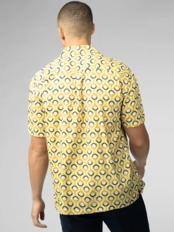 Ben Sherman Shirts^Signature Retro Geo Print Shirt - Sunflower
