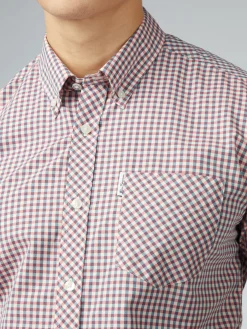 Ben Sherman Shirts^Signature Short Sleeve Gingham Shirt - Scarlett