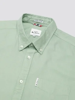 Ben Sherman Shirts^Signature Short Sleeve Oxford Shirt - Grass Green