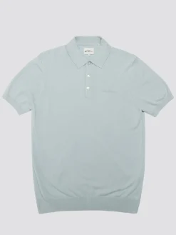 Ben Sherman Sweaters & Knits^Signature Short Sleeve Polo - Pale Blue
