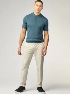 Ben Sherman Sweaters & Knits^Signature Short Sleeve Polo - Teal