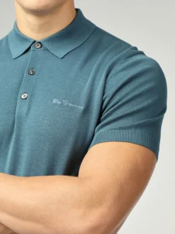 Ben Sherman Sweaters & Knits^Signature Short Sleeve Polo - Teal