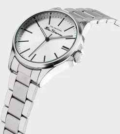 Ben Sherman Accessories^Signature Stainless Steel Bracelet Watch 41mm Silver/Silver/Silver