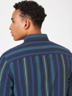 Ben Sherman Shirts^Signature Striped Oxford Shirt Fraser Green