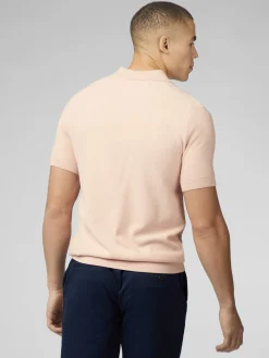 Ben Sherman Sweaters & Knits^Signature Textured Polo - Pale Pink