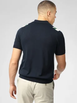 Ben Sherman Sweaters & Knits^Signature Vertical Stripe Polo - Dark Navy