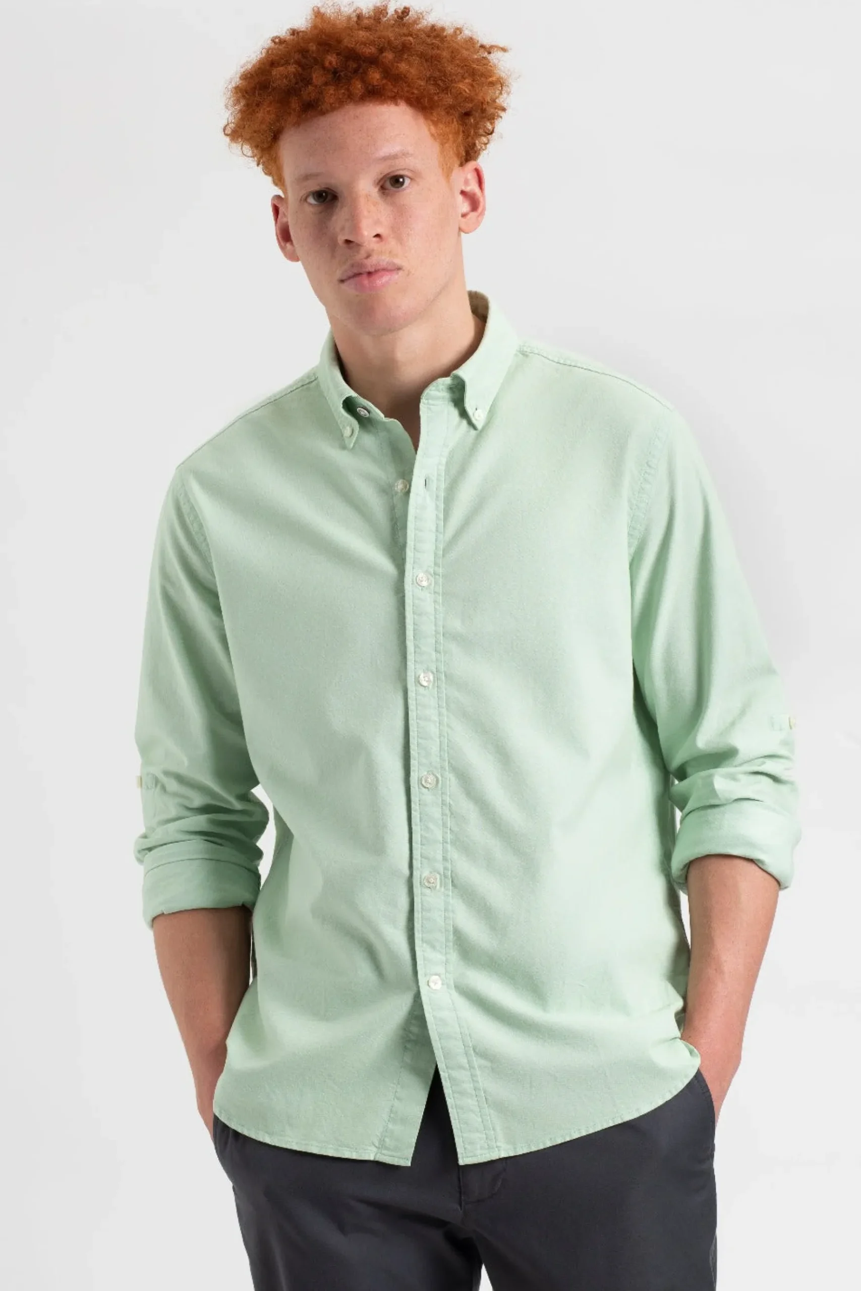 Ben Sherman Shirts^St. Ives Resort Oxford Shirt - Pistachio