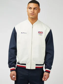Ben Sherman Outerwear & Jackets^Team GB Commercial Bomber - Ivory