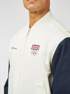 Ben Sherman Outerwear & Jackets^Team GB Commercial Bomber - Ivory