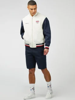 Ben Sherman Outerwear & Jackets^Team GB Commercial Bomber - Ivory