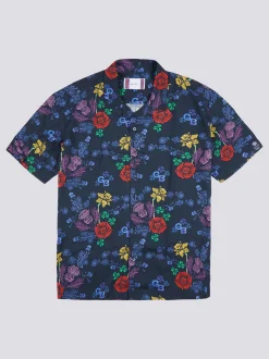 Ben Sherman Shirts^Team GB Floral Shirt - Dark Navy
