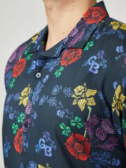 Ben Sherman Shirts^Team GB Floral Shirt - Dark Navy