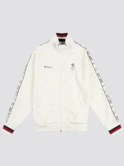 Ben Sherman Outerwear & Jackets^Team GB Taped Track Top - Ivory