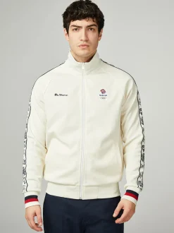 Ben Sherman Outerwear & Jackets^Team GB Taped Track Top - Ivory