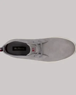 Ben Sherman Shoes^Thames Chukka Boot - Alloy Alloy/Whisper White/Mod Red