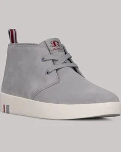Ben Sherman Shoes^Thames Chukka Boot - Alloy Alloy/Whisper White/Mod Red