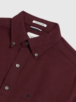 Ben Sherman Shirts^Uniform Flannel Shirt - Merlot
